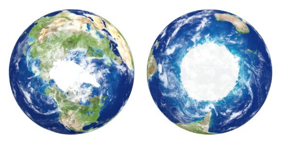 arctic and antarctica globe arctic and antarctica