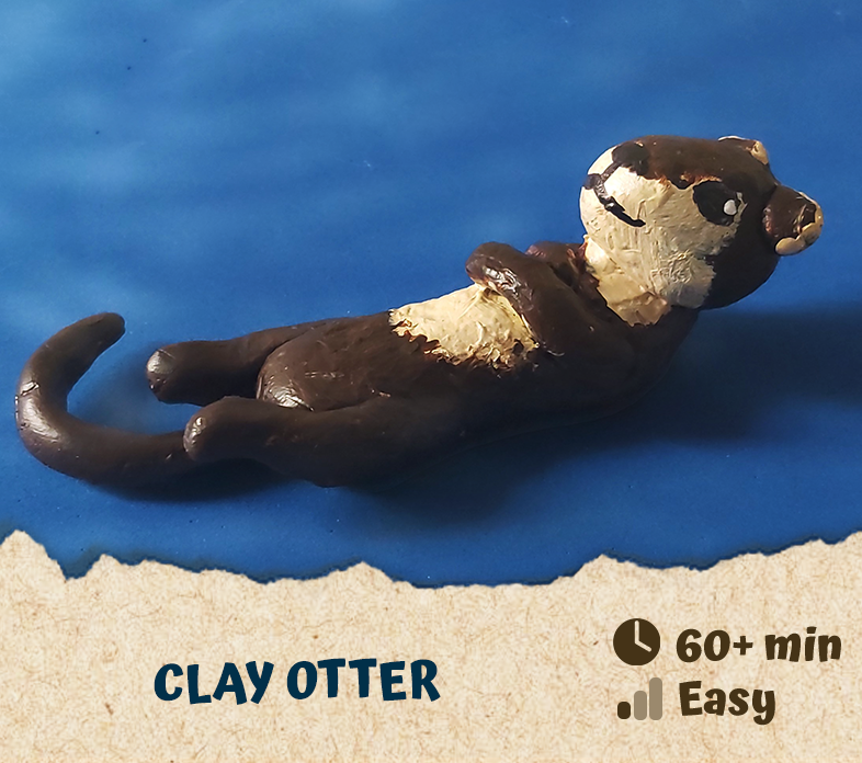 Body Otter - dry clay –