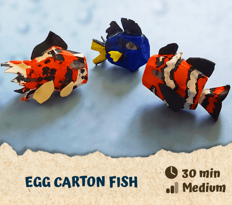 Egg Carton Fish